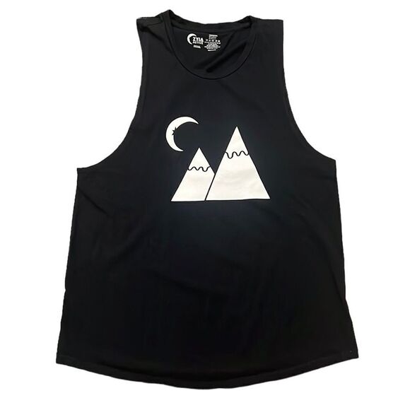 Zyia Tank Top Woman’s Size 4X Black Mountain Sleeveless Muscle Tee Gym READ - Picture 1 of 7